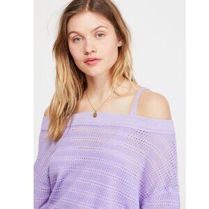 Free People Sistine Orchid Purple Hacci Top S